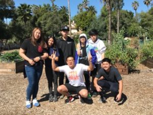 A big thank you to the Ribet Academy student Volunteers, Anna, Alina Jhony, Harry, Jacky, Bobby, and Davy for coming out and helping their community! Another thank you to  Jill Boekenoogen for providing them!